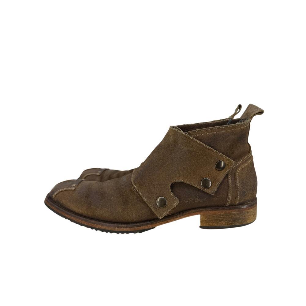 Gordon Rush Men's Suede Leather Boots Size 9 Brown Western Grunge